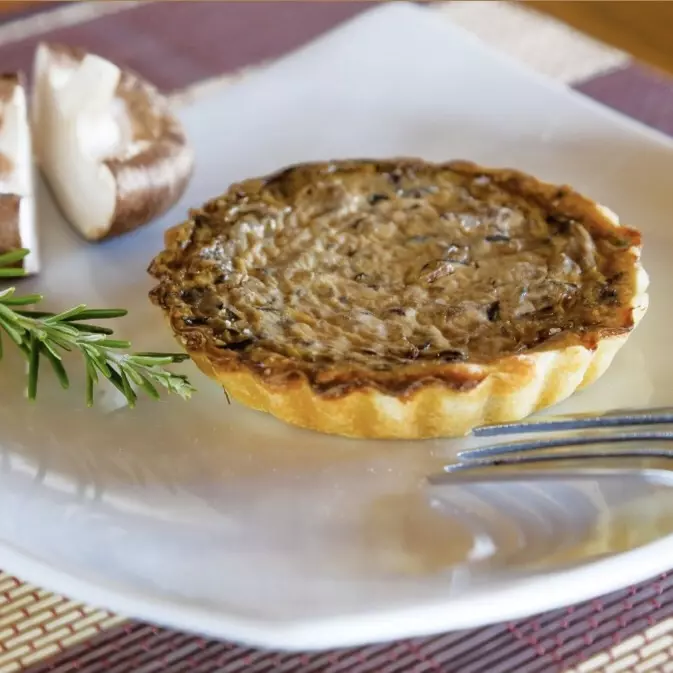 Quiche de Shiitake (Individual)