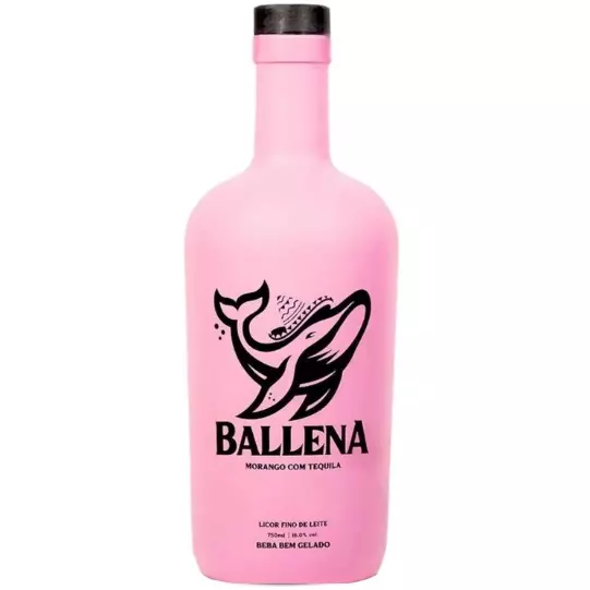 Licor Ballena Morango Tequila 750ml
