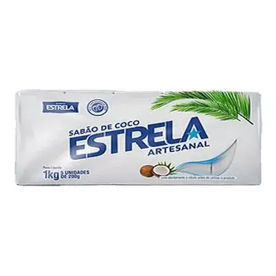 SABÃO EM BARRA COCO ESTRELA 1KG