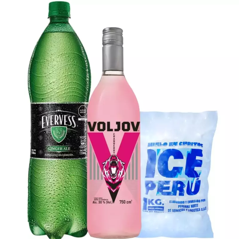 Combo Vodka Voljov Sabores