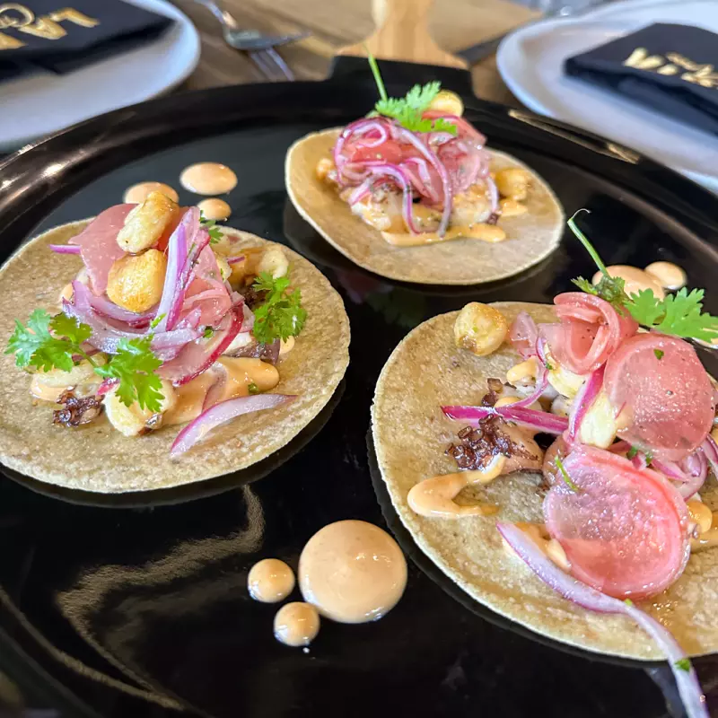 TACOS DE PULPO