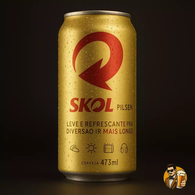 Skol latão 473ml