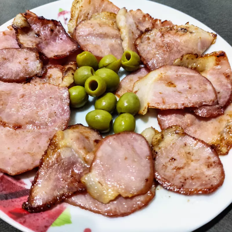 Picanha suína defumada😋Selada 220g