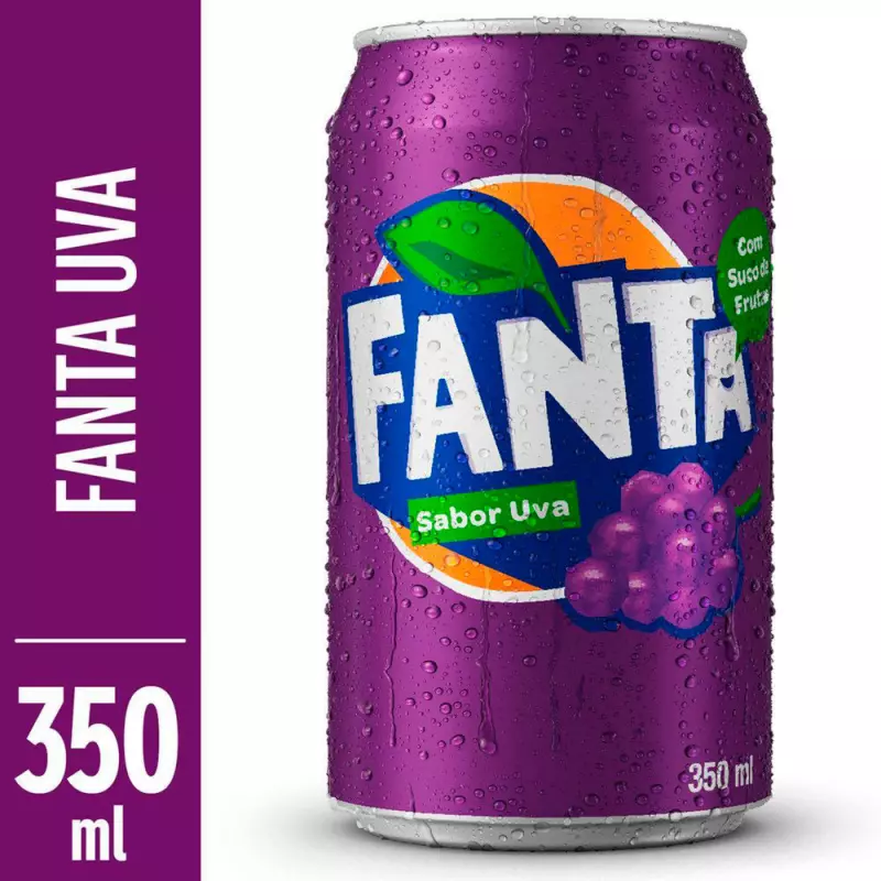 Fanta Uva Lata 350ml