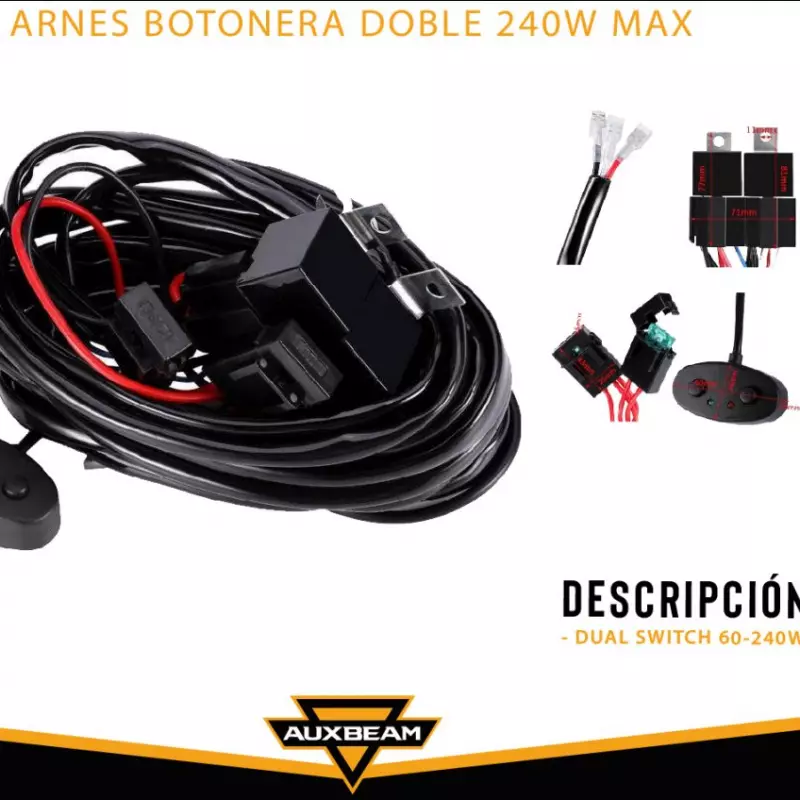 Arnés de doble paso Aux Beam