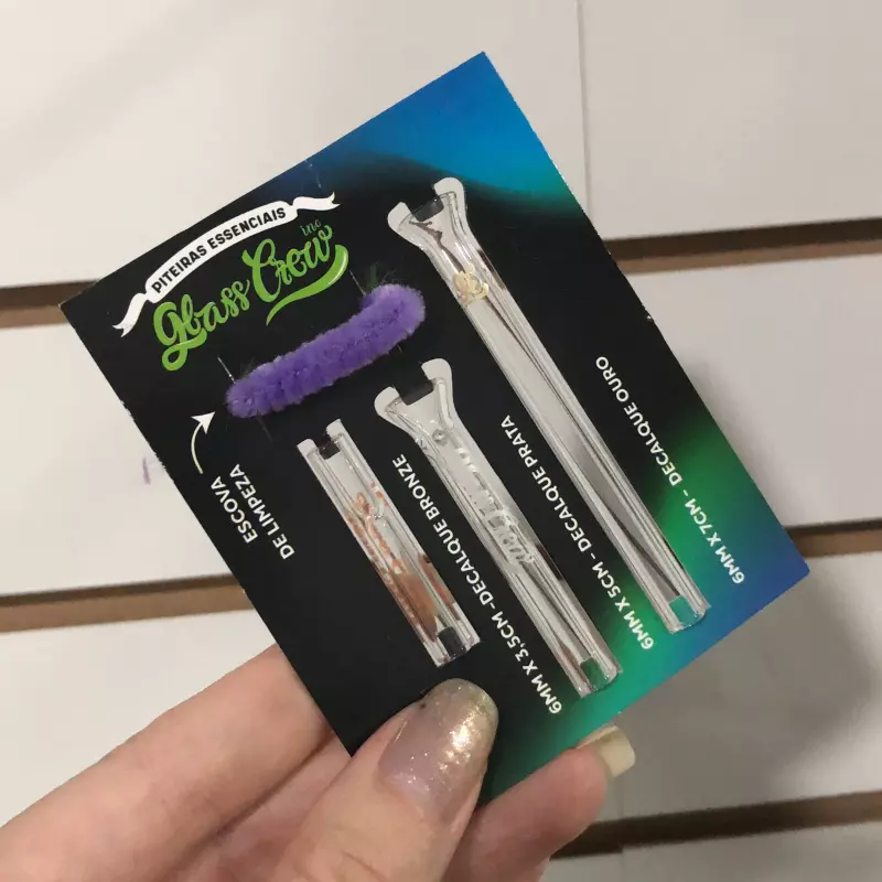 Kit 3 piteira + 1 escova p limpeza