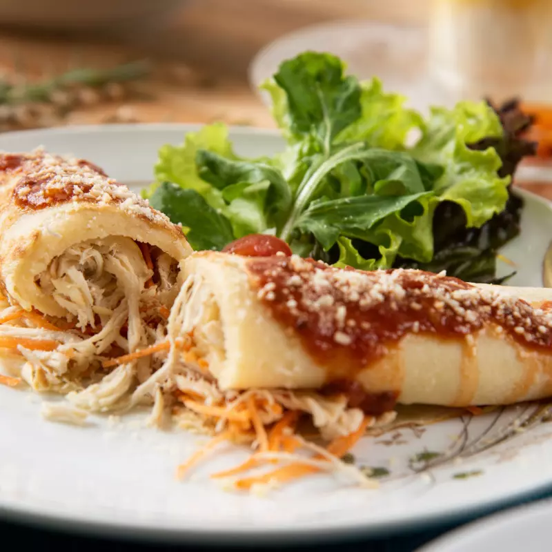 Panqueca Tapioca com Frango