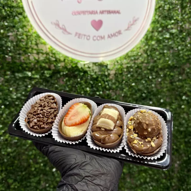 Kit 4 mini ovos 50g cada