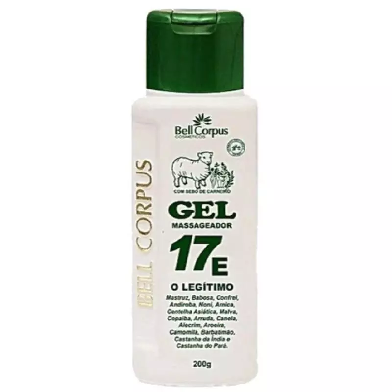 Gel masageador 17ervas 200g bell