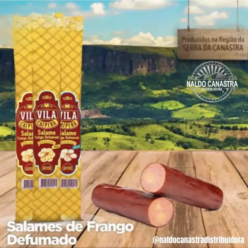 Salame de Frango Misto Defumado