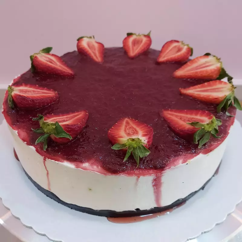 Cheesecake morango