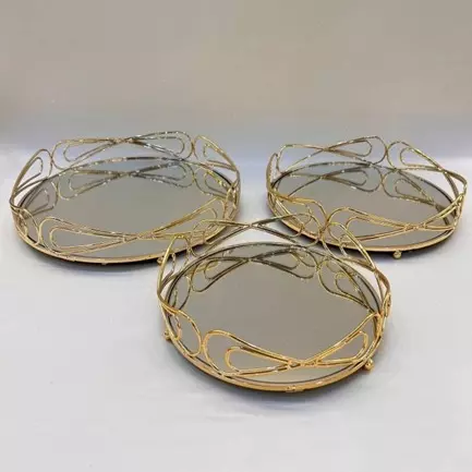 BANDEJA DORADA JX-159