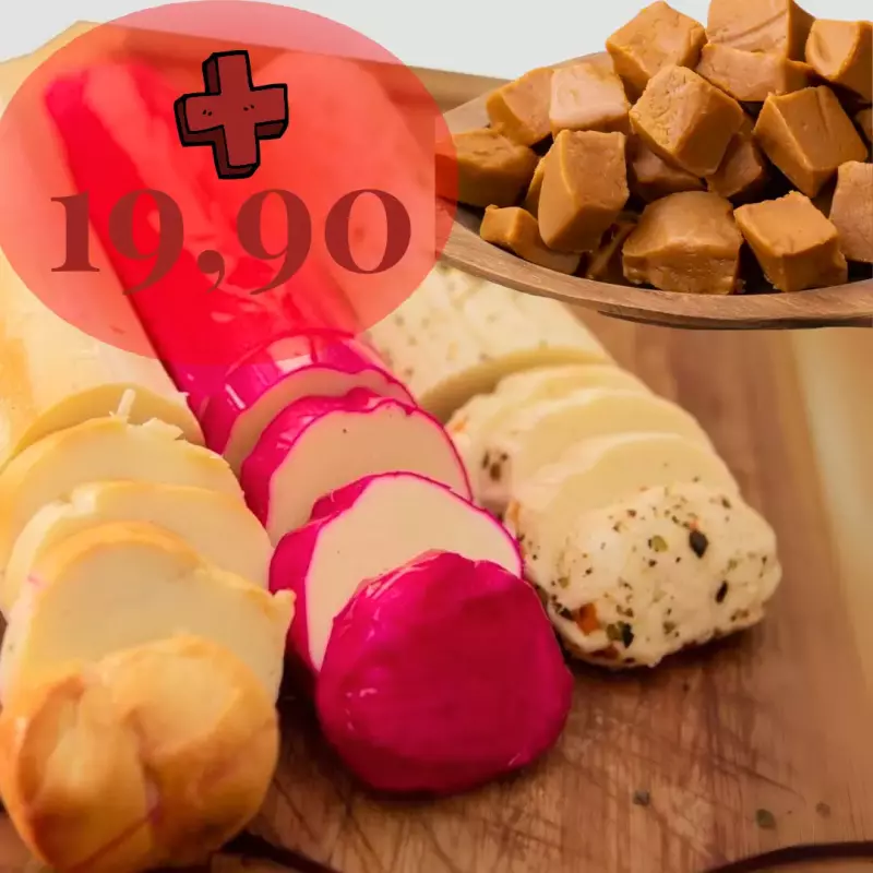 Kit de 3 Provolone + Doce pedacinhos