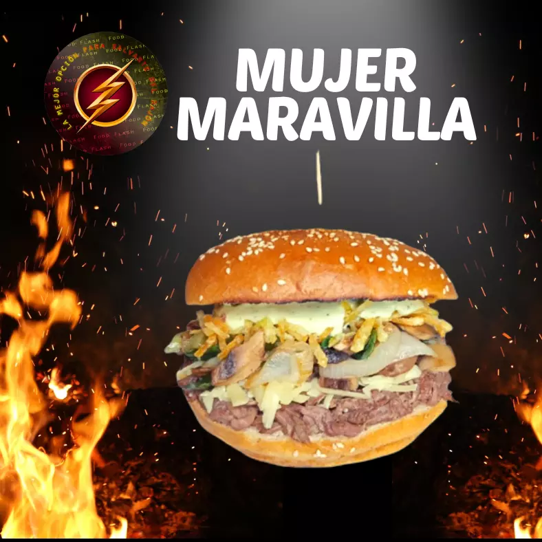 MUJER MARAVILLA (MECHADA)