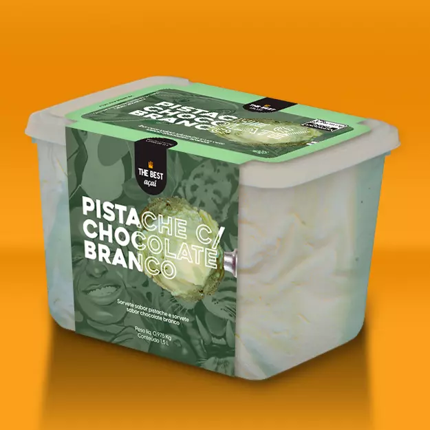 Sorvete de Pistache - 1,5 L Pote