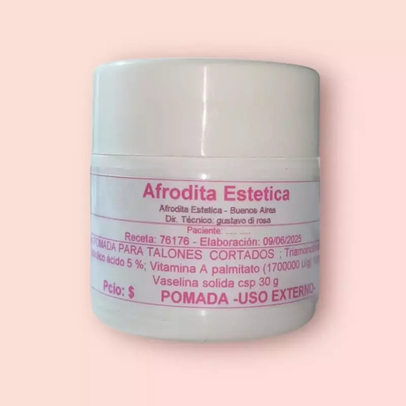 Pomada rajadura de talones x 30g