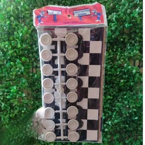 JUEGO DE DAMAS CLÁSICO BOLSA