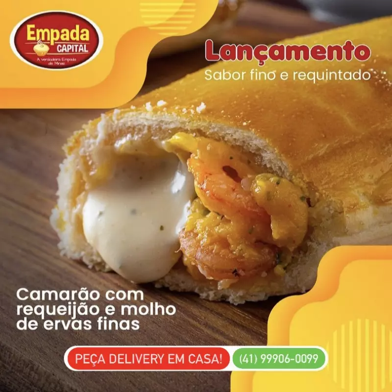 Camarão com Requeijão