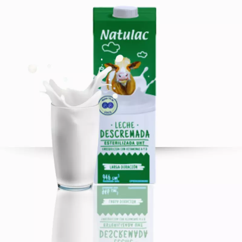 LECHE DESCREMADA NATULAC 946ML