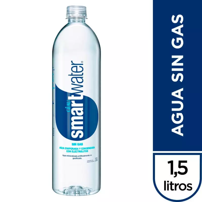 Smart water 1.5ltrs (sin gas)