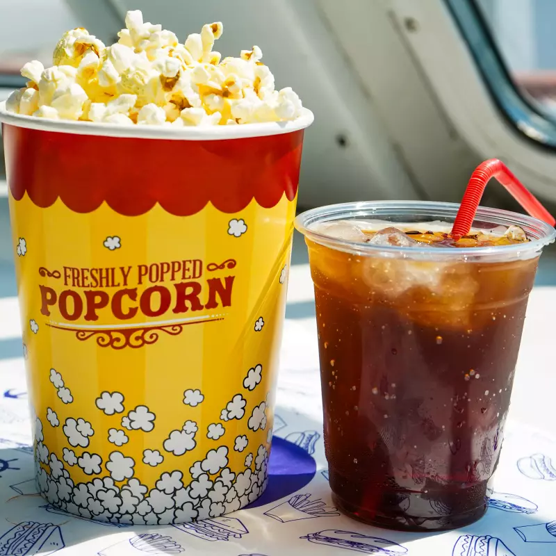 Pop corn + soda