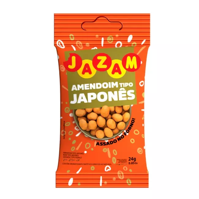 AMENDOIM JAZAM - TIPO JAPONÊS (24g)