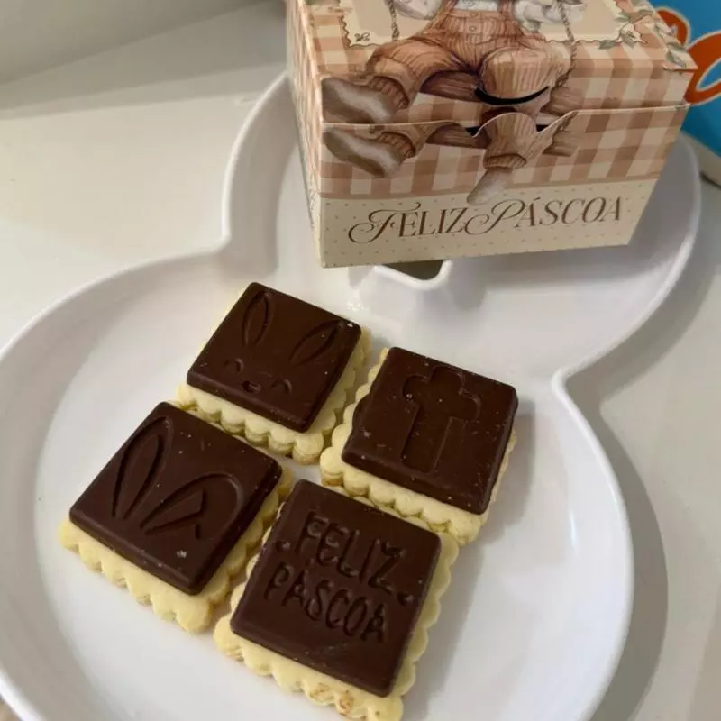 Biscoito Páscoa com Chocolate