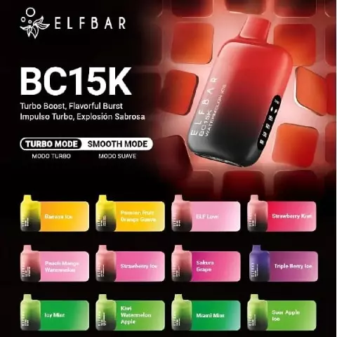 ELFBAR BC TURBO 15.000 PUFFS