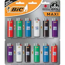 Isqueiro Bic grande cartela/12U
