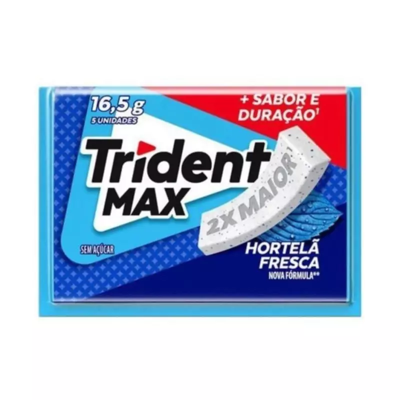 Trident Max Hortelã Fresca 16,5g