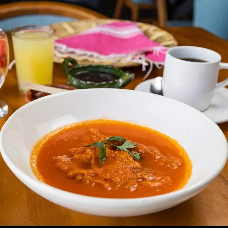 Chicharron en salsa oaxaca