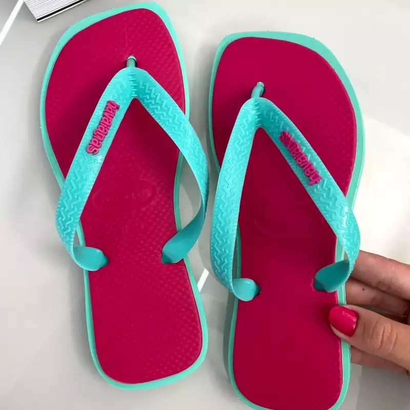 Fem top fusion pink/ocean