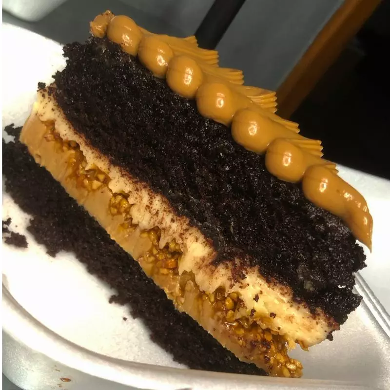 Fatia doce de leite crocante