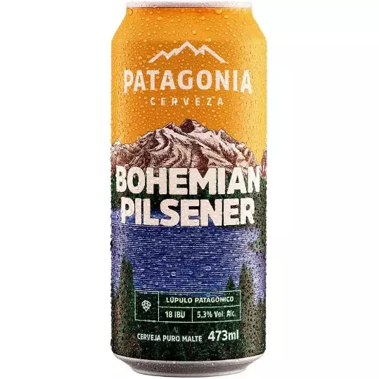 Cerveja Patagonia Bohemian Lata 473m