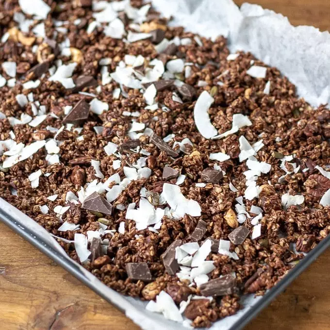Granola sabor choco coco