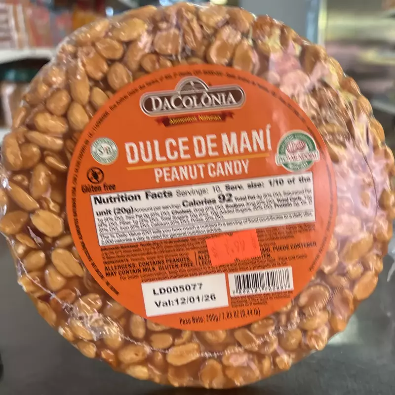 DaColonia dulce de maní,peanut candy