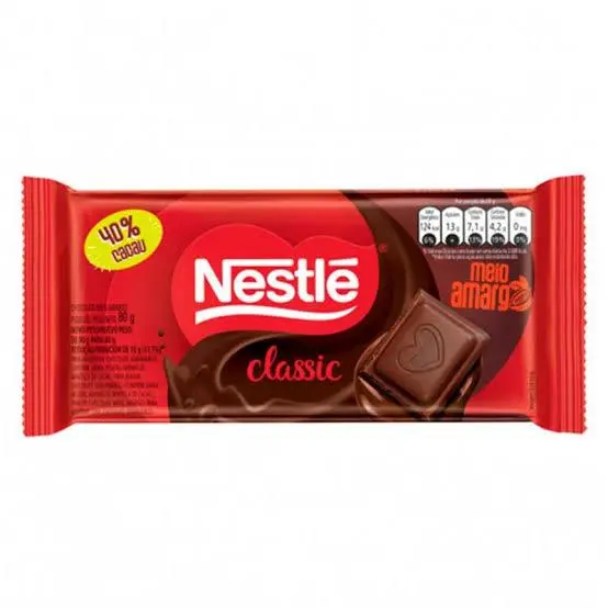 Barra Nestle MEIO AMARGO