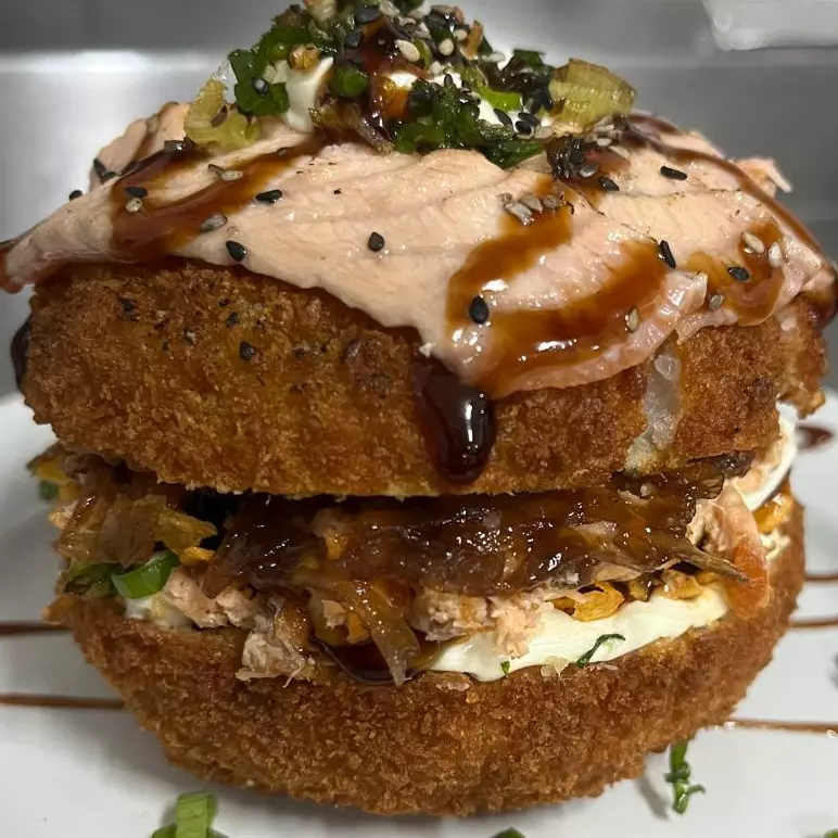 Burguer Salmão Grelhado