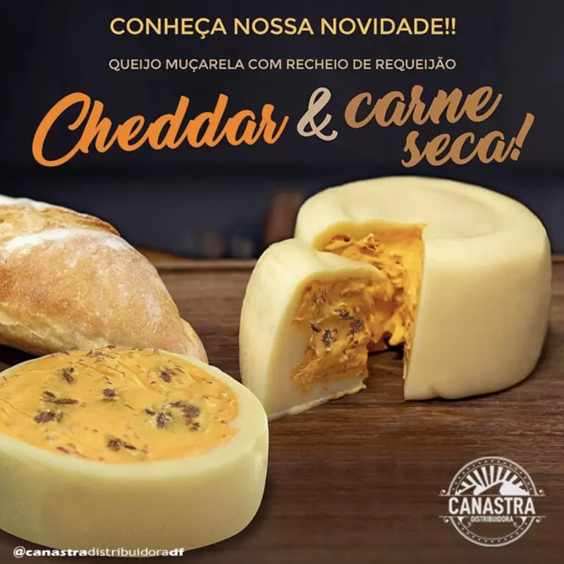 Trufado Tradicional com Cheddar e Carne Seca