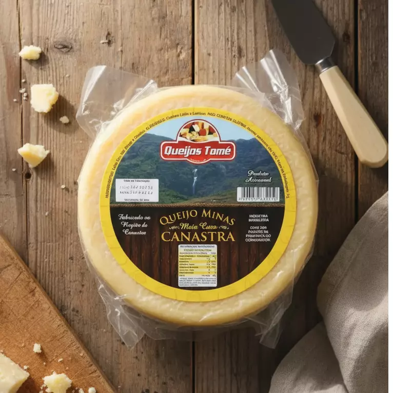 Queijo Meia Cura Canastra 500g