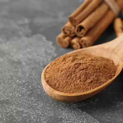 Canela em pó