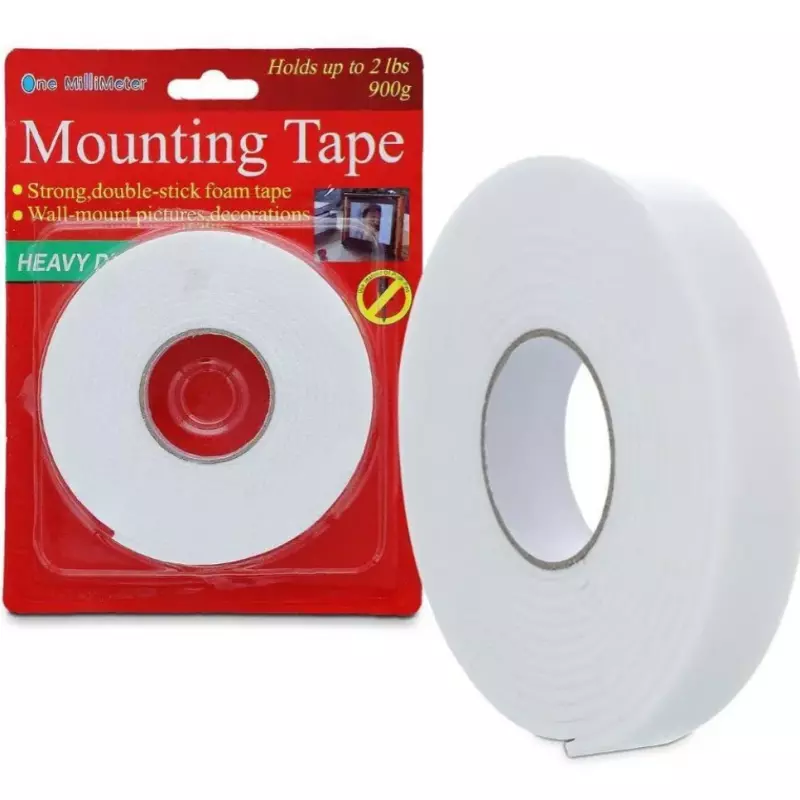 Fita Dupla Face 2mm x 3m Espuma