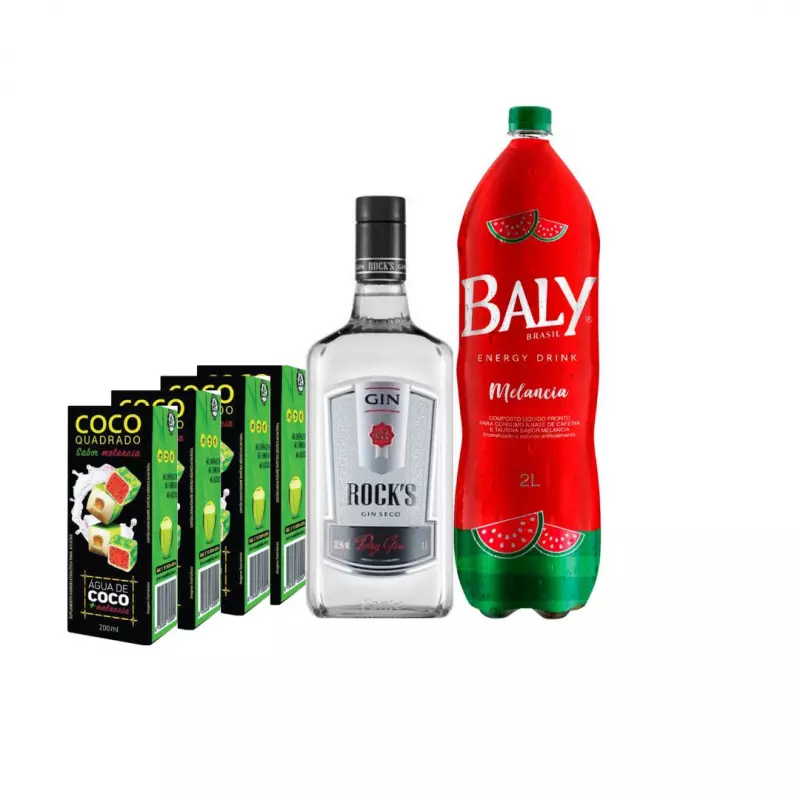 Gin Rocks + Baly 2 litros