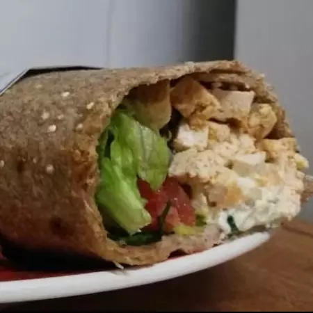 Wrap Tofu Assado Vegano