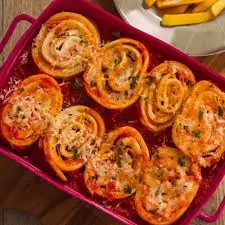 Rondelli de presunto e queijo
