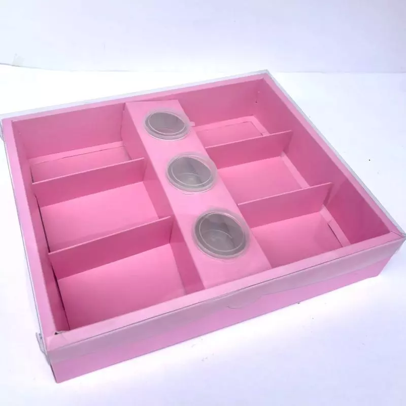 Caja gourmet rosada