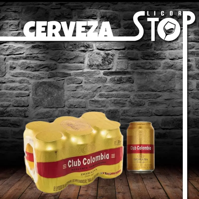 CLUB COLOMBIA DORADA 330 X6
