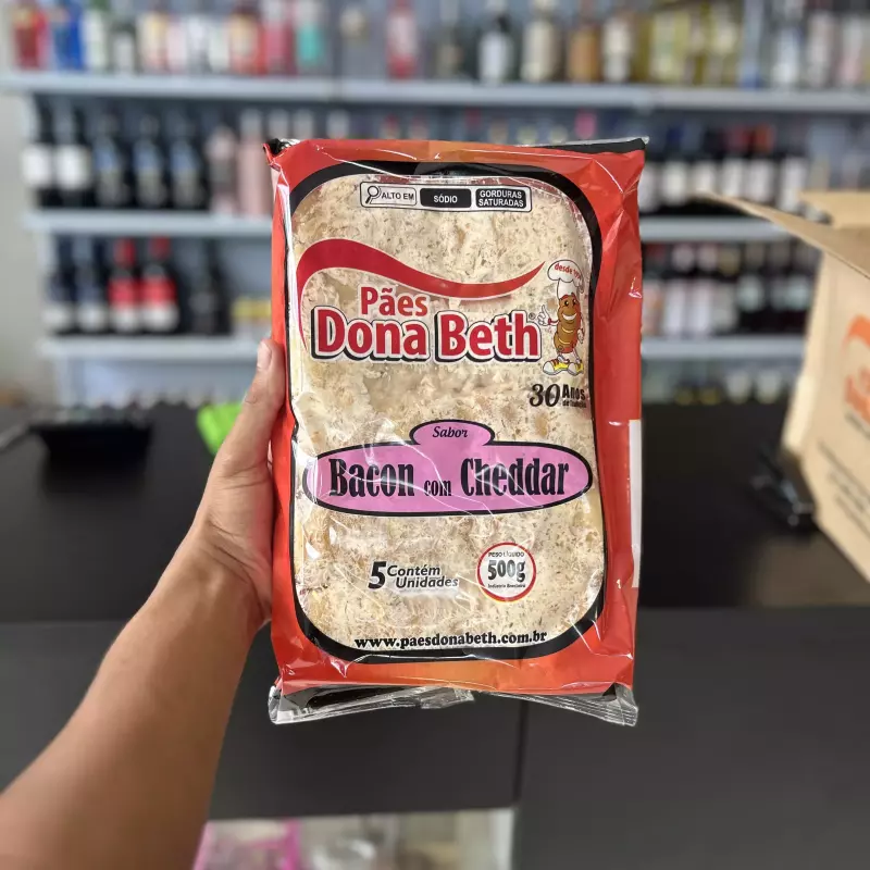 PAO DE ALHO DONA BETH BACON|CHEDDAR