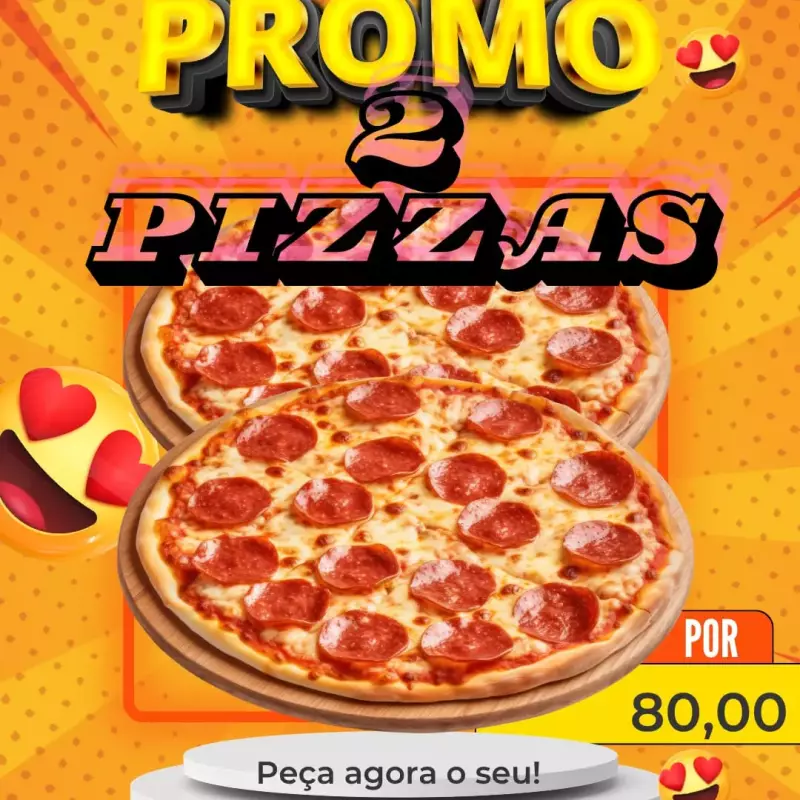 promoção de pizza