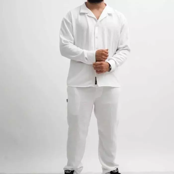 CONJUNTO PANTALON MANGA LARGA BLANCO